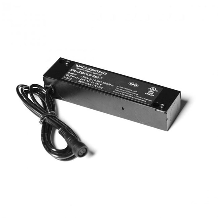 W.A.C. Lighting - EN-OD24100-RB2-T - Remote Enclosed Electronic Transformer - Invisiled - Black