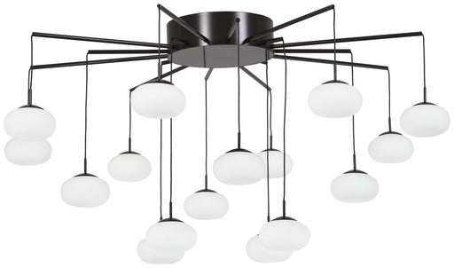 George Kovacs - P8239-671-L - LED Chandelier(Convertible To Semi Flush) - George'S Web - Bronze W/Gold Dust