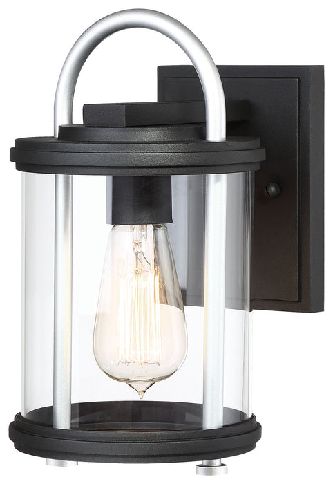 Minka-Lavery - 72671-32 - One Light Outdoor Wall Mount - Keyser - Black w/Silver