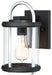 Minka-Lavery - 72671-32 - One Light Outdoor Wall Mount - Keyser - Black w/Silver