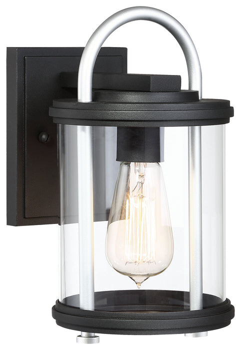 Minka-Lavery - 72671-32 - One Light Outdoor Wall Mount - Keyser - Black w/Silver