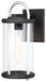 Minka-Lavery - 72672-32 - One Light Outdoor Wall Mount - Keyser - Black w/Silver
