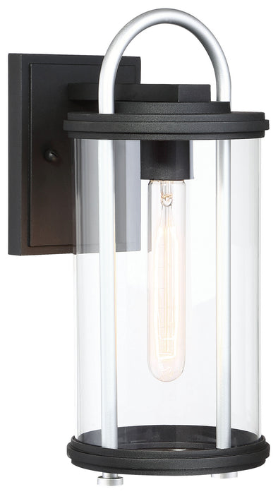 Minka-Lavery - 72672-32 - One Light Outdoor Wall Mount - Keyser - Black w/Silver