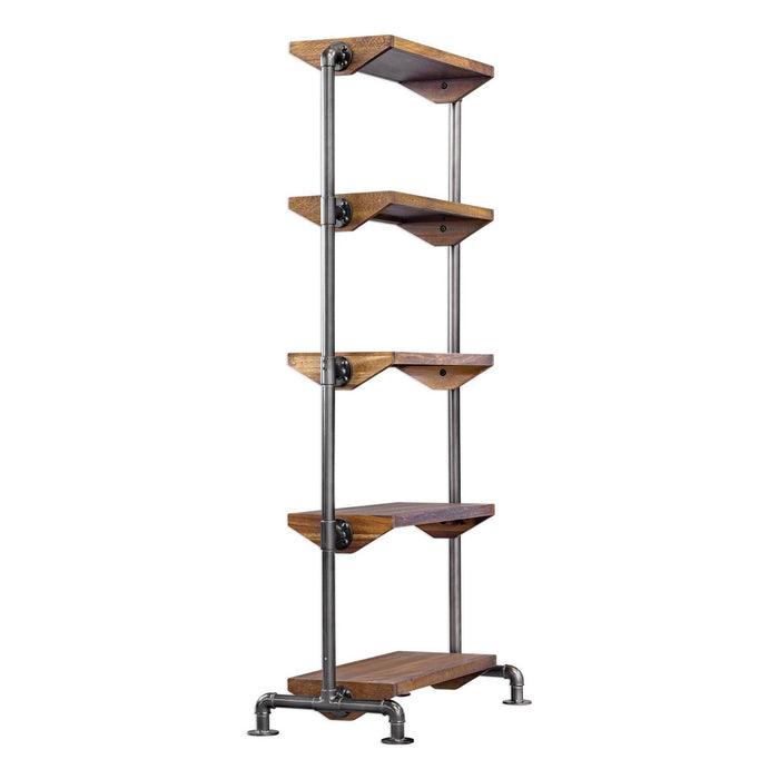 Uttermost - 25414 - Etagere - Rhordyn - Aged Gunmetal