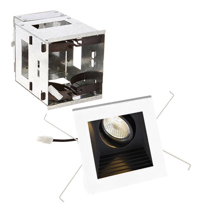 W.A.C. Lighting - MT-3LD111R-W935-BK - LED Single Light Remodel Housing with Trim and Light Engine - Mini Led Multiple Spots - Black