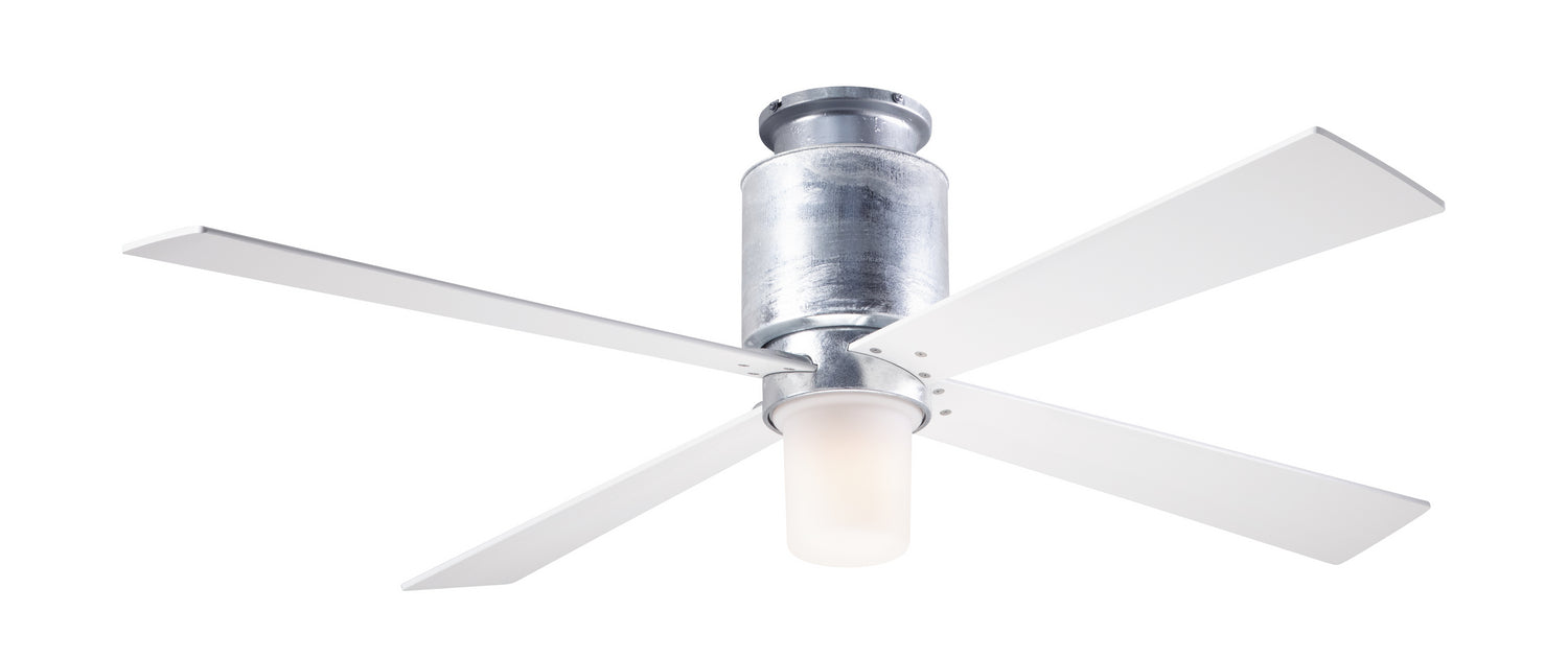 Modern Fan Co - LAP-FM-GV-50-WH-552-002 - 50 Inch Ceiling Fan - Lapa Flush - Galvanized