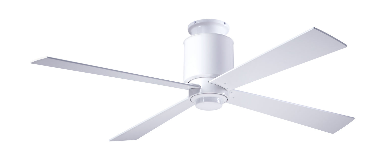 Modern Fan Co - LAP-FM-GW-50-WH-NL-004 - 50 Inch Ceiling Fan - Lapa Flush - Gloss White