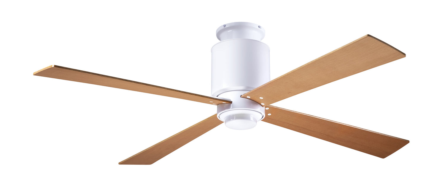 Modern Fan Co - LAP-FM-GW-50-MP-NL-005 - 50 Inch Ceiling Fan - Lapa Flush - Gloss White