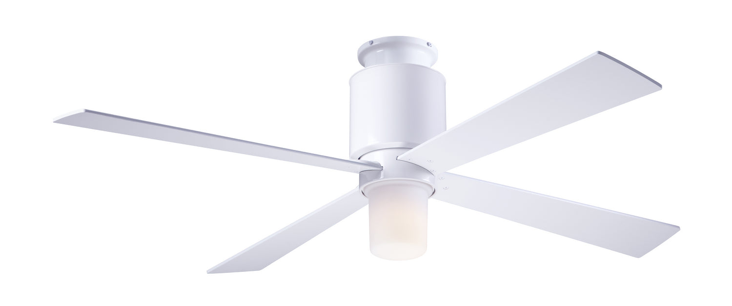 Modern Fan Co - LAP-FM-GW-50-WH-552-004 - 50 Inch Ceiling Fan - Lapa Flush - Gloss White