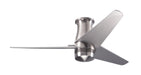 Modern Fan Co - VEL-FM-BN-48-NK-NL-WC - 48 Inch Ceiling Fan - Velo Flush DC - Bright Nickel