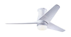 Modern Fan Co - VEL-FM-GW-48-WH-853-WC - 48 Inch Ceiling Fan - Velo Flush DC - Gloss White
