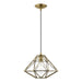 Livex Lighting - 41323-01 - One Light Mini Pendant - Knox - Antique Brass
