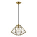 Livex Lighting - 41323-01 - One Light Mini Pendant - Knox - Antique Brass