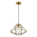 Livex Lighting - 41323-01 - One Light Mini Pendant - Knox - Antique Brass