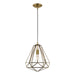 Livex Lighting - 41324-01 - One Light Mini Pendant - Knox - Antique Brass