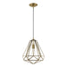 Livex Lighting - 41324-01 - One Light Mini Pendant - Knox - Antique Brass
