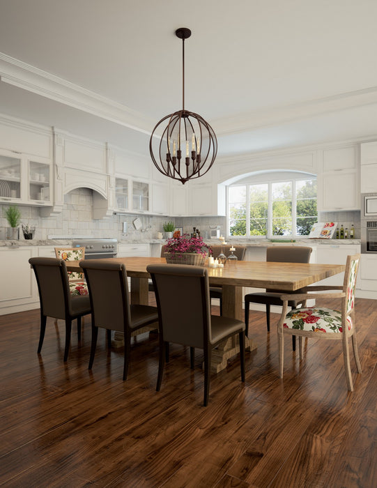 Artcraft - AC10906OB - Six Light Chandelier - Linden - Bronze