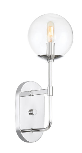 Welton One Light Wall Sconce Chrome