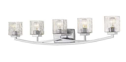 Zaid Five Light Vanity Chrome