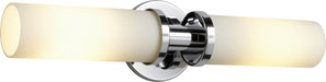 Quorum - 2-5121-114 - Two Light Vanity - PEBBLE - Polished Chrome