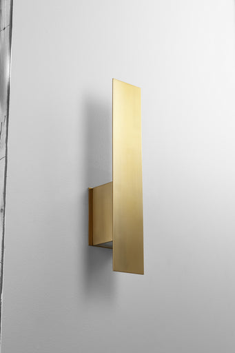 Reflex LED Wall Sconce Aged Brass