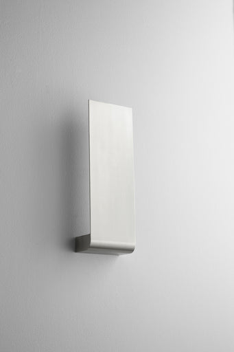 Halo LED Wall Sconce Satin Nickel
