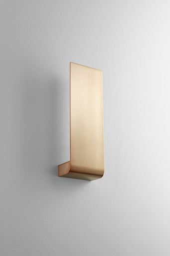 Halo LED Wall Sconce Satin Copper