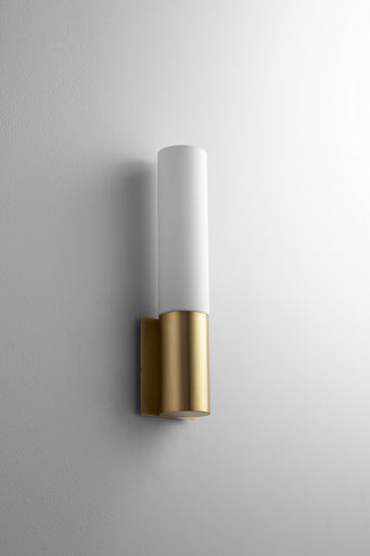 Magnum LED Wall Sconce Aged Brass