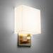 Quorum - 3-521-40 - LED Wall Sconce - CHAMELEON - Aged Brass|Matte White Acrylic