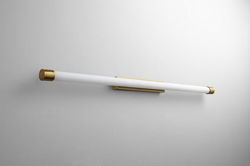 Zenith II LED Vanity Aged Brass