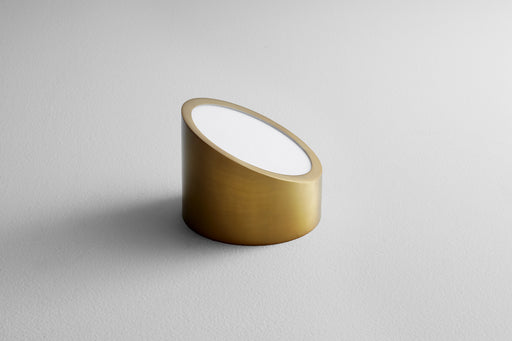 Zeepers LED Wall Sconce Aged Brass