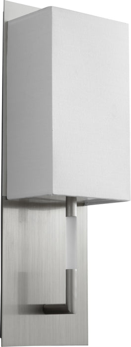 Quorum - 3-564-124 - LED Wall Sconce - Epoch - Satin Nickel|White Linen