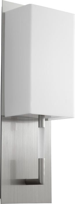 Quorum - 3-564-224 - LED Wall Sconce - Epoch - Satin Nickel|Matte White Acrylic