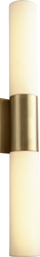Magnum LED Vanity Aged Brass