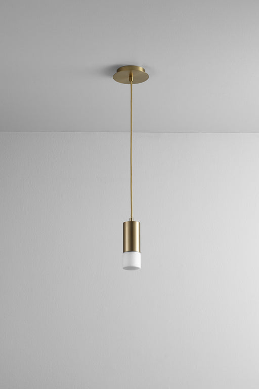 Quorum - 3-607-140 - LED Pendant - Magneta - Aged Brass