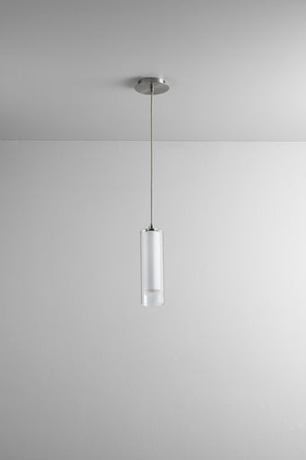 Gratis LED Pendant Satin Nickel|Satin Opal