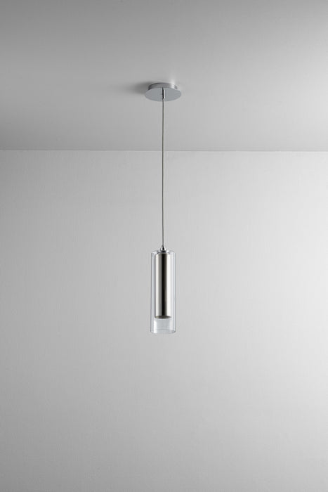 Quorum - 3-609-1414 - LED Pendant - Gratis - Polished Chrome|Mirror Glass