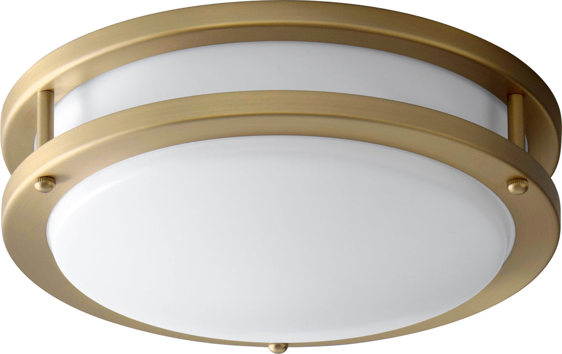 Quorum - 3-618-40 - LED Ceiling Mount - Oracle - Aged Brass