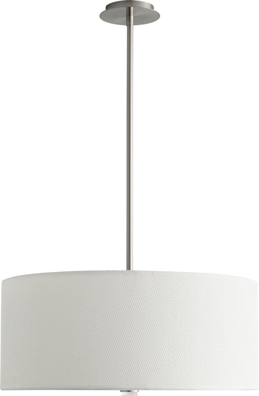 Quorum - 3-639-24 - LED Pendant - Echo - Satin Nickel|White Grass
