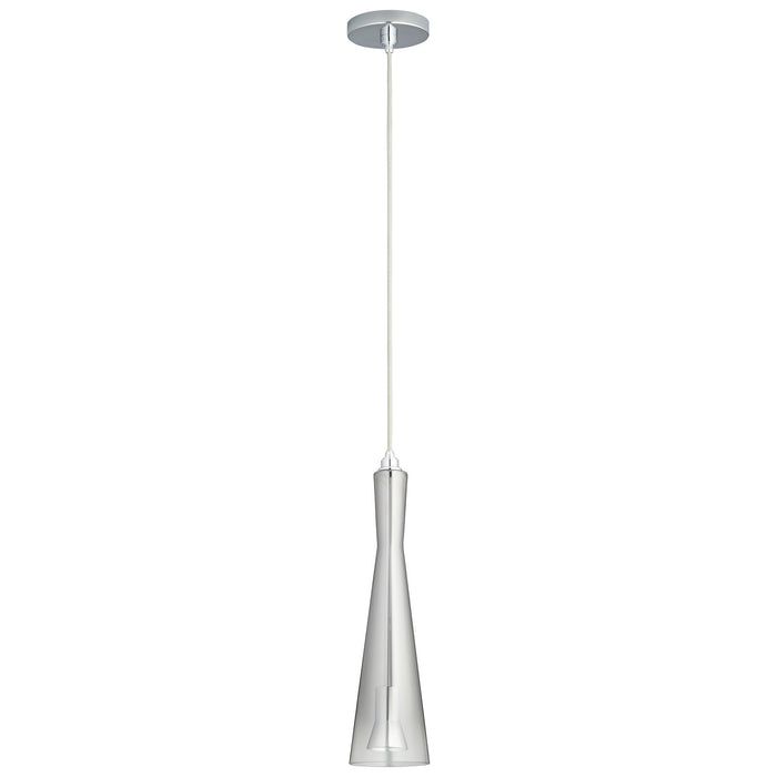 Quorum - 3-651-1314 - LED Pendant - Cornet - Polished Chrome|Smoke Ombre