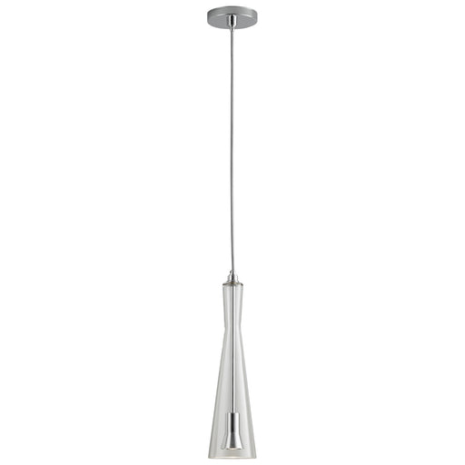 Cornet LED Pendant Polished Chrome W/ Clear