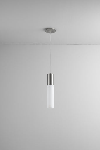Magnum LED Pendant Satin Nickel