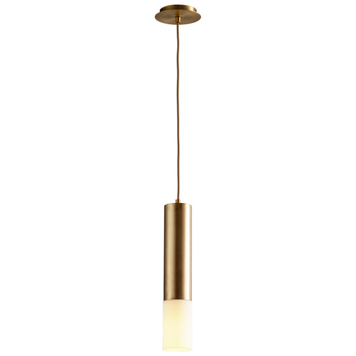 Quorum - 3-654-40 - LED Pendant - Opus - Aged Brass