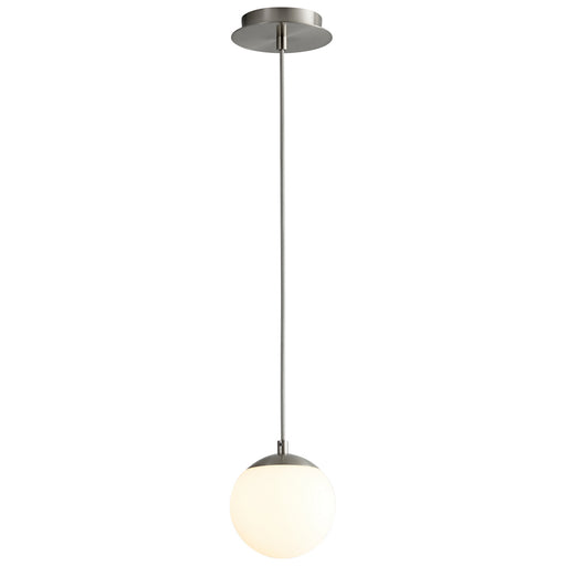 Luna LED Pendant Satin Nickel