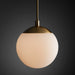 Oxygen - 3-670-40 - LED Pendant - Luna - Aged Brass