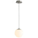 Oxygen - 3-671-24 - LED Pendant - Luna - Satin Nickel