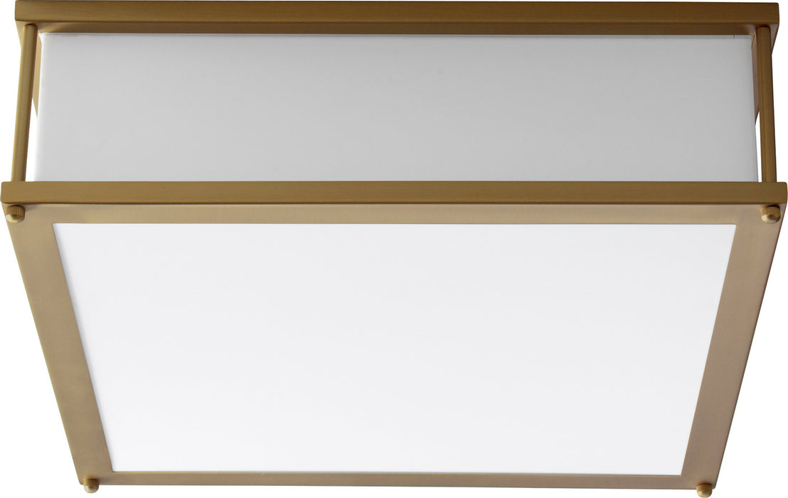 Quorum - 3-683-40 - LED Ceiling Mount - Modulo - Aged Brass
