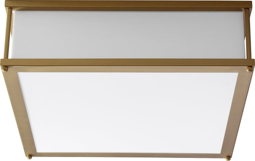 Modulo LED Ceiling Mount Aged Brass
