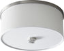 Quorum - 3-695-24 - LED Ceiling Mount - Echo - Satin Nickel|White Grass