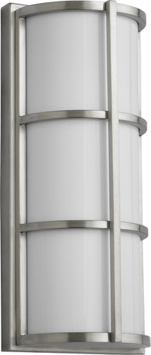 LEDA LED Outdoor Lantern Satin Nickel
